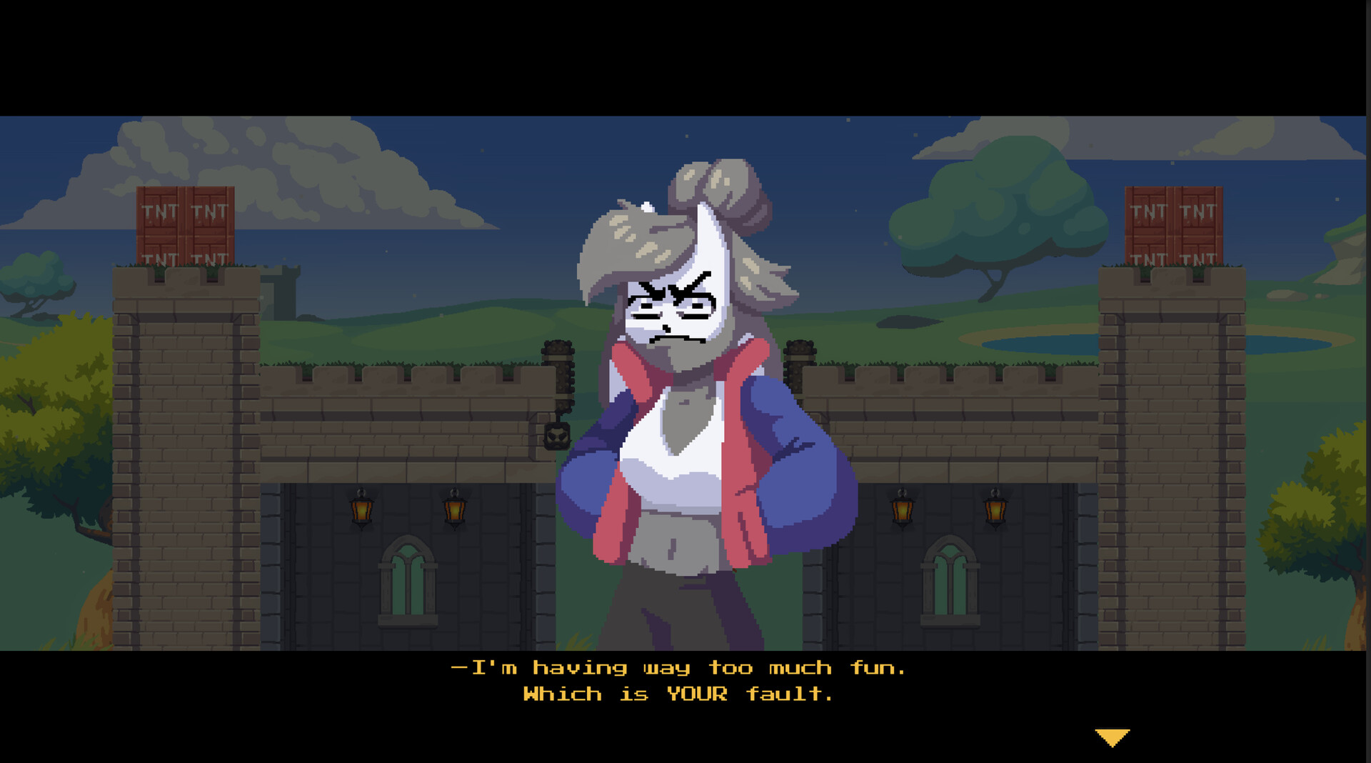 Скриншот: PEPPERED: an existential platformer